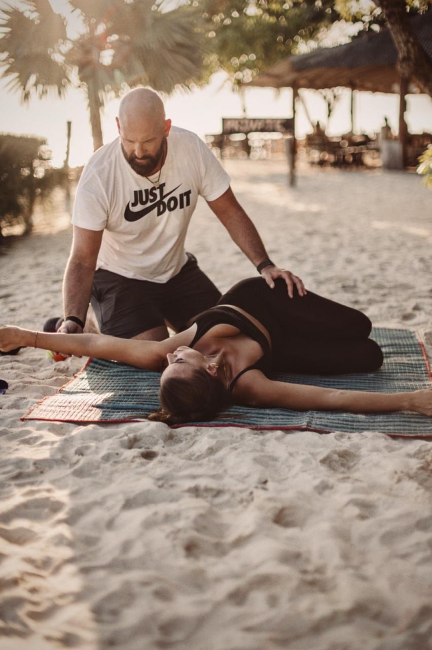 Individuell betreute Mobility-Arbeit am Strand